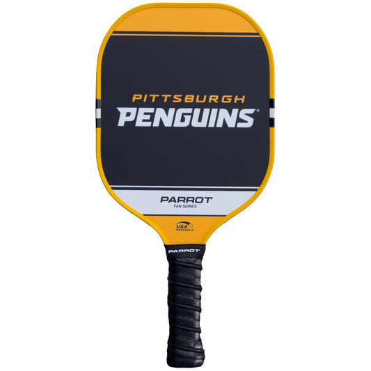 Pittsburgh Penguins Sport Plus pickleball paddle back view