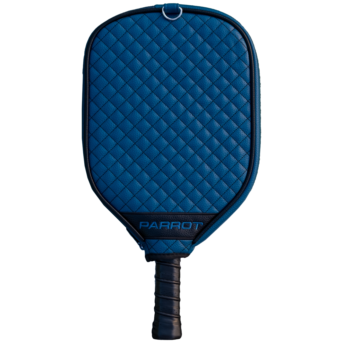 San Jose Sharks Teal quilted pickleball paddle cover back view