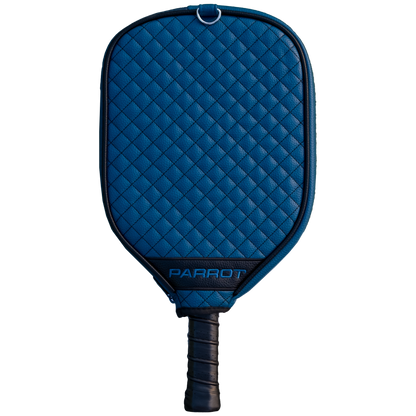 San Jose Sharks Teal quilted pickleball paddle cover back view