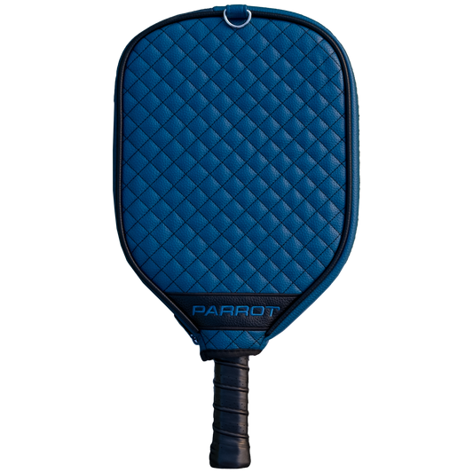 San Jose Sharks Teal quilted pickleball paddle cover back view