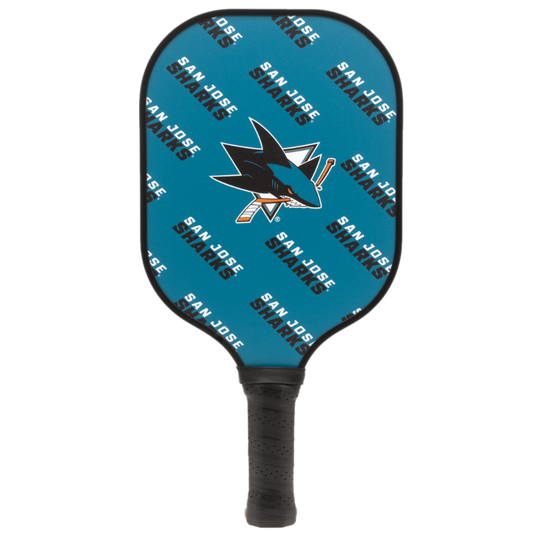 San Jose Sharks standard pickleball paddle