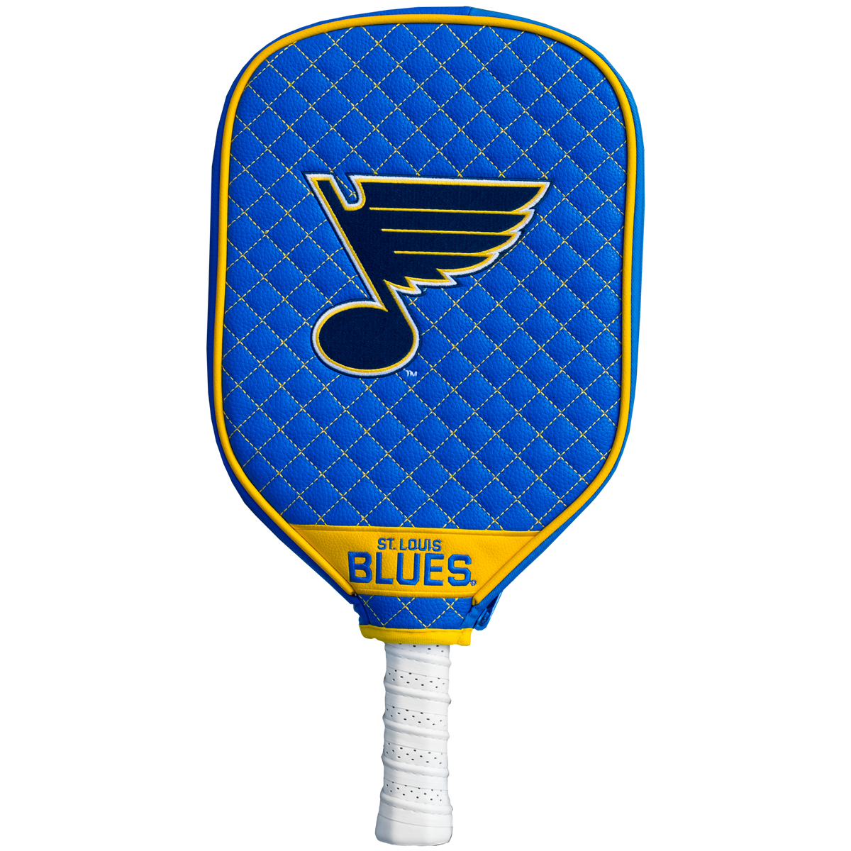St Louis Blues quilted pickleball paddle cover