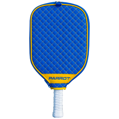 St Louis Blues quilted pickleball paddle cover back view