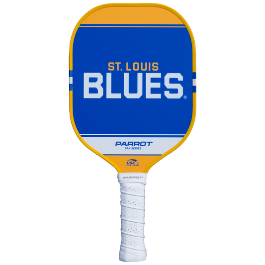 St Louis Blues Sport Plus pickleball paddle back view