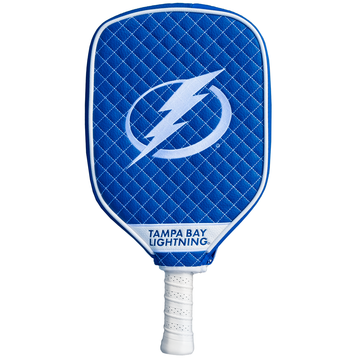 Tampa Bay Lightning quilted pickleball paddle cover