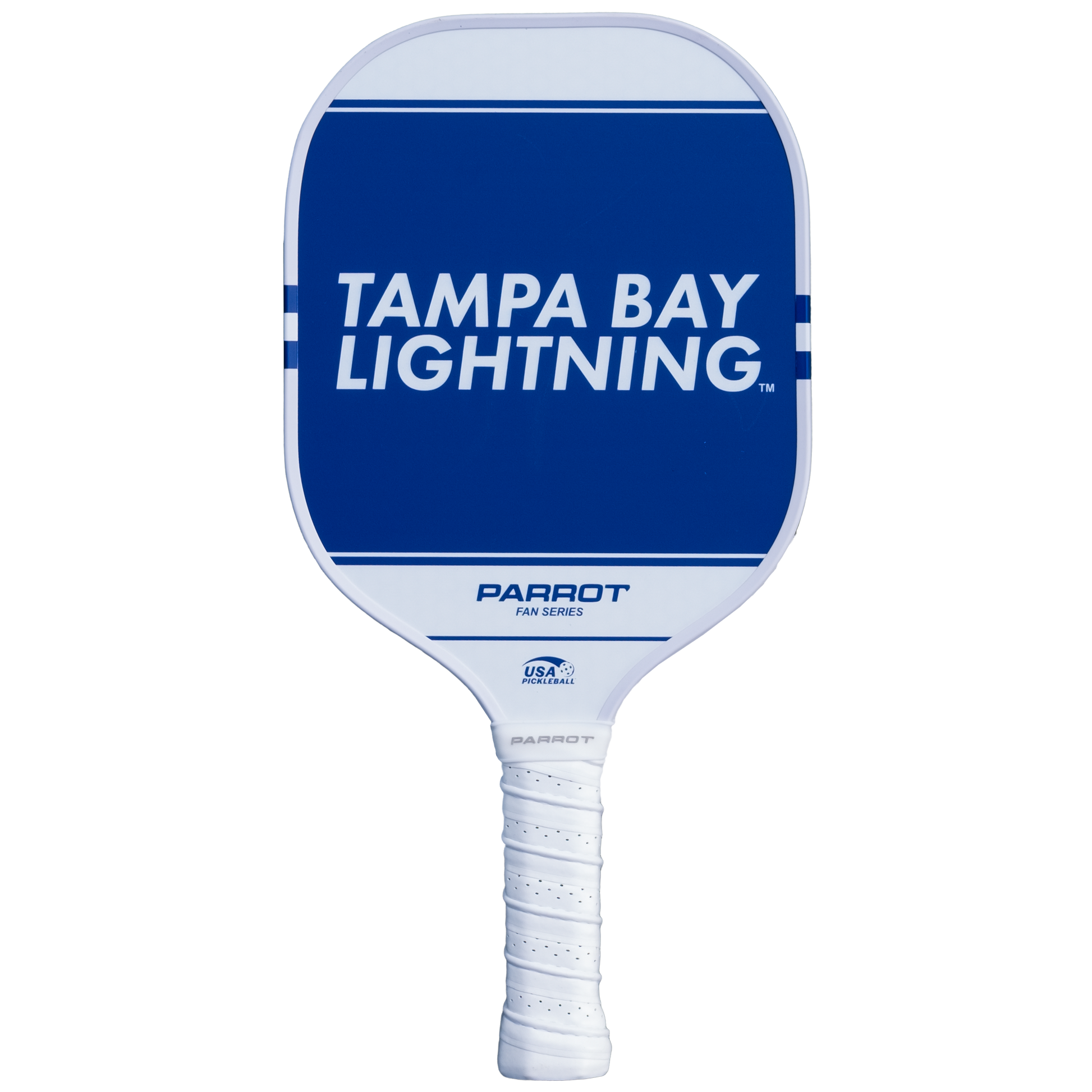 Tampa Bay Lightning Sport Plus pickleball paddle back view