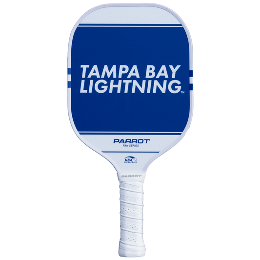 Tampa Bay Lightning Sport Plus pickleball paddle back view