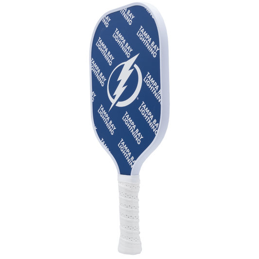 Tampa Bay Lightning pickleball paddle back view