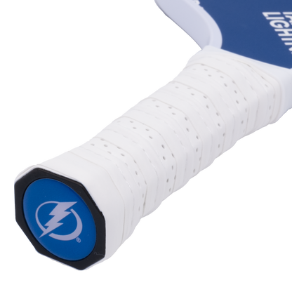 Tampa Bay Lightning pickleball paddle handle logo
