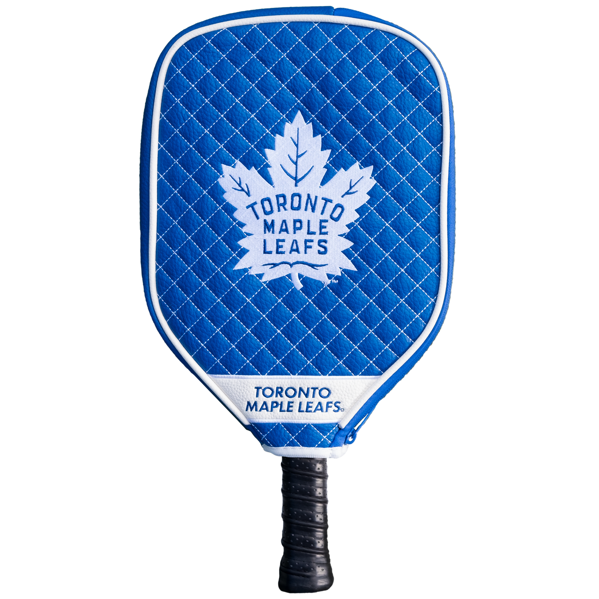 Toronto Maple Leafs quilted pickleball paddle cover