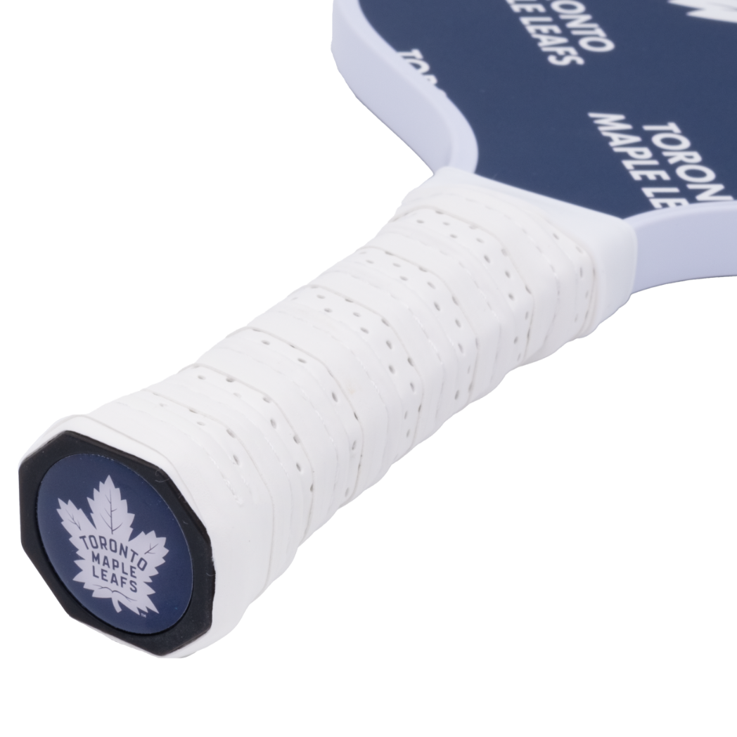 Toronto Maple Leafs pickleball paddle handle logo