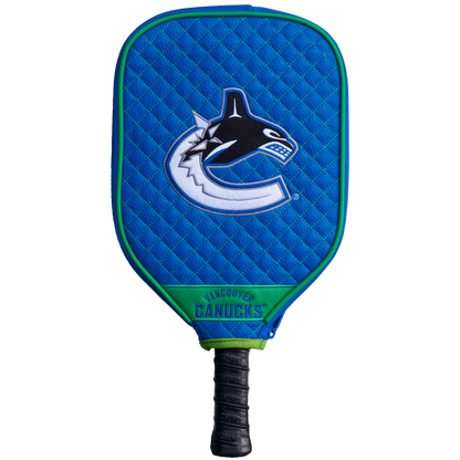 Vancouver Canucks quilted pickleball paddle cover