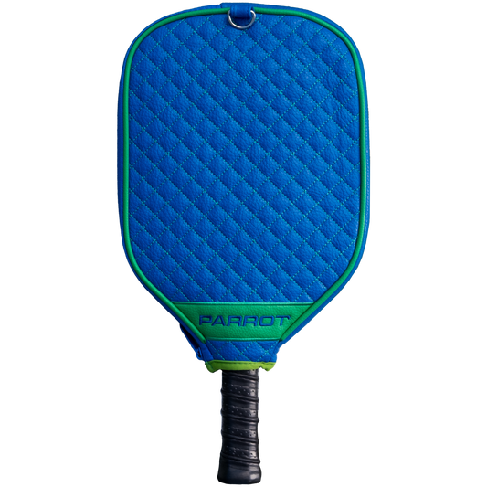 Vancouver Canucks quilted pickleball paddle cover back view