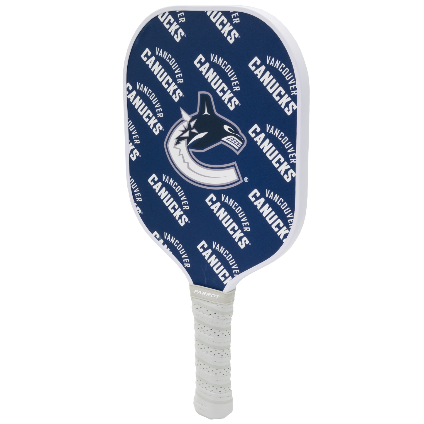Vancouver Canucks pickleball paddle back view