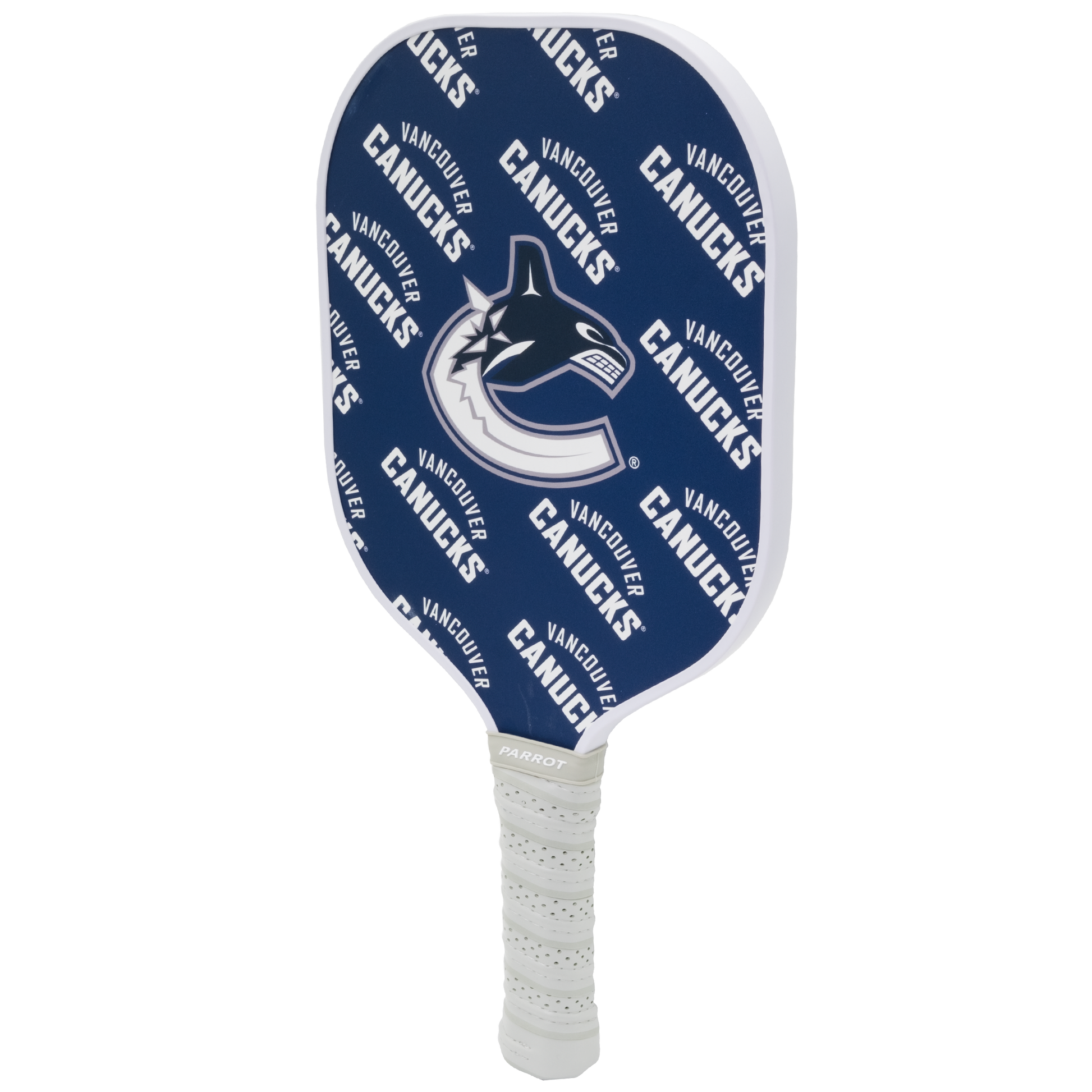 Vancouver Canucks pickleball paddle back view