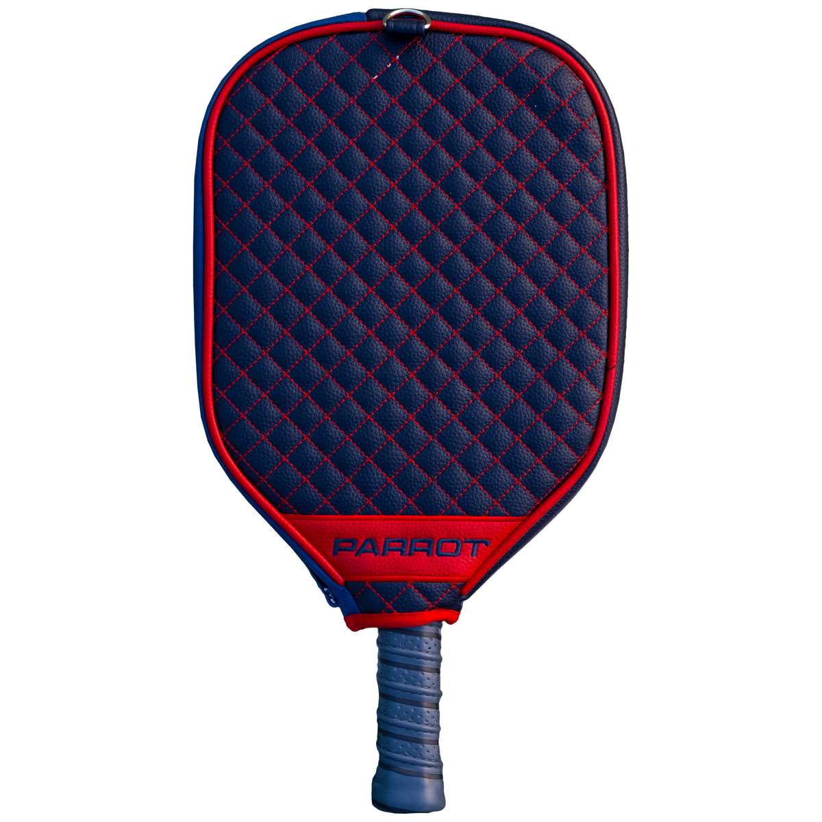 Washington Capitals Navy quilted pickleball paddle cover back view