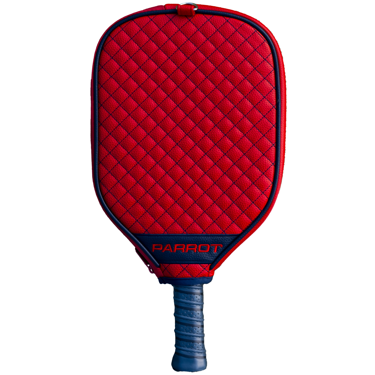 Washington Capitals Red quilted pickleball paddle cover back view