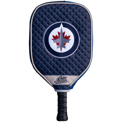 Winnipeg Jets quilted pickleball paddle cover