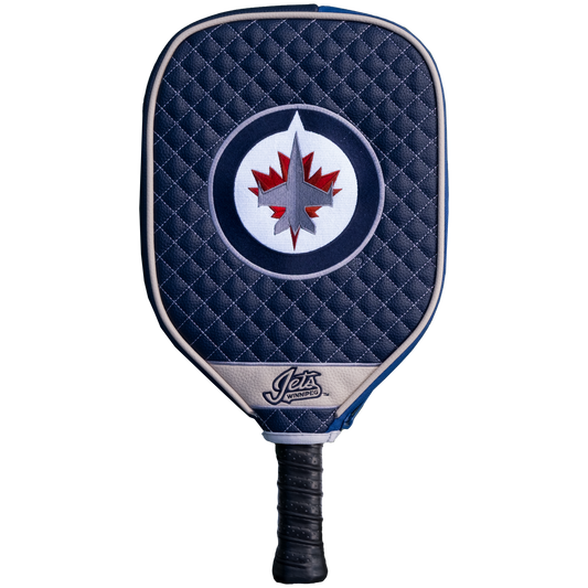 Winnipeg Jets quilted pickleball paddle cover