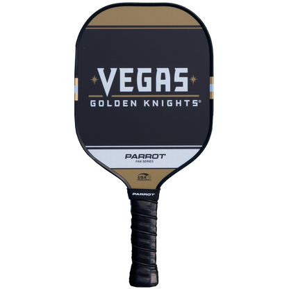 Vegas Golden Knights Sport Plus pickleball paddle back view