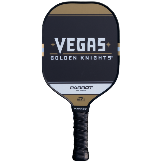 Vegas Golden Knights Sport Plus pickleball paddle back view