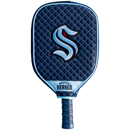 Seattle Kraken quilted pickleball paddle cover