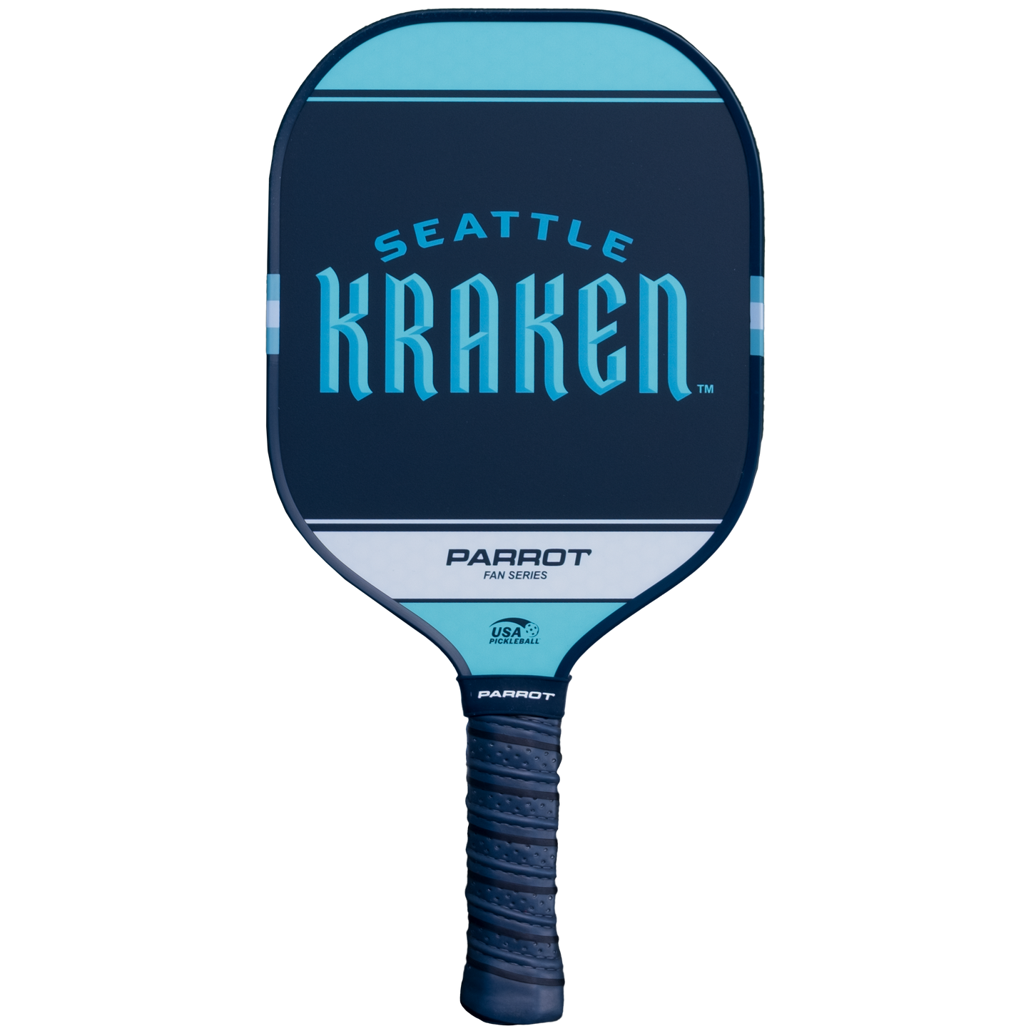 Seattle Kraken Sport Plus pickleball paddle back view