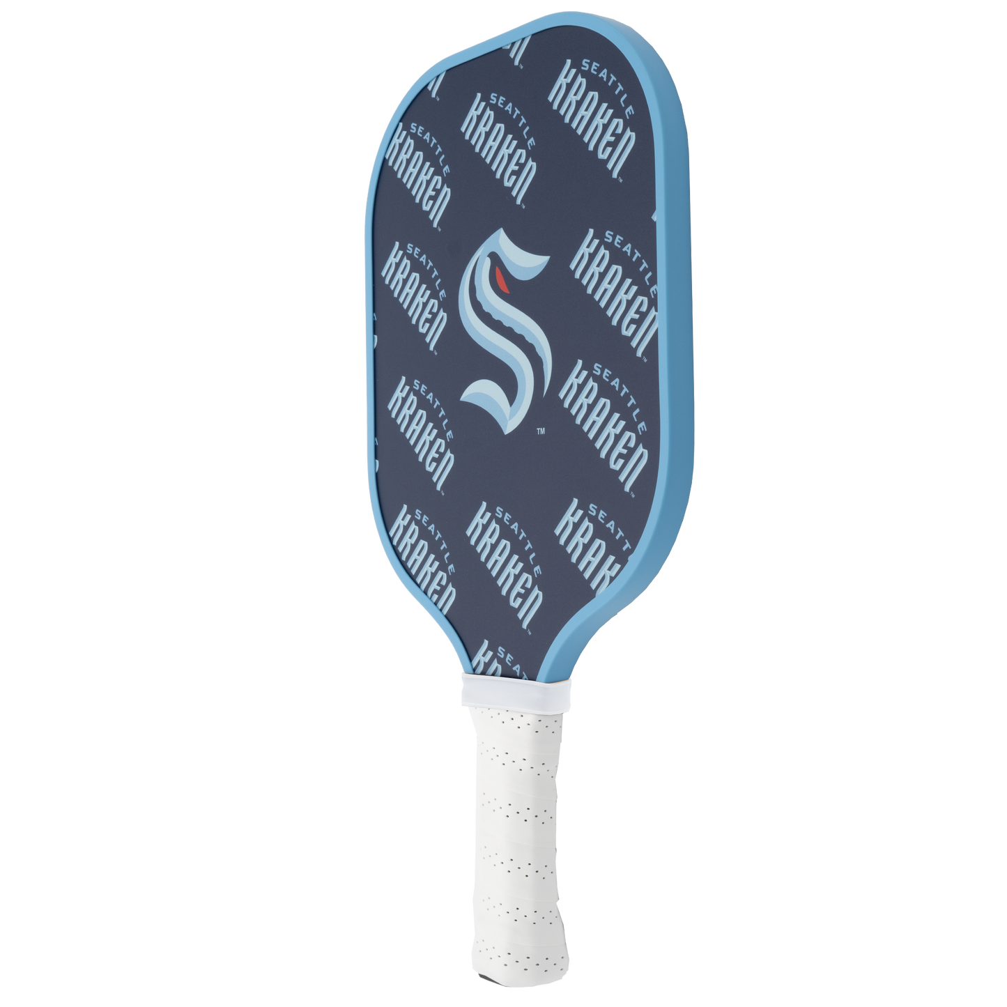 Seattle Kraken pickleball paddle back view