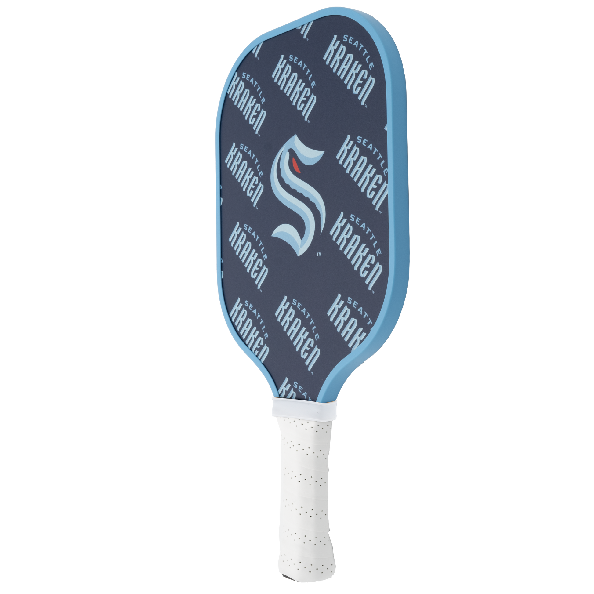 Seattle Kraken pickleball paddle back view