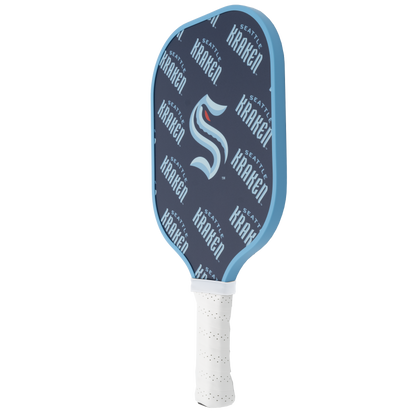 Seattle Kraken pickleball paddle back view
