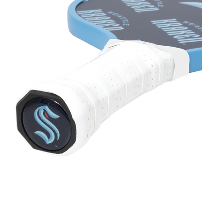 Seattle Kraken pickleball paddle handle logo