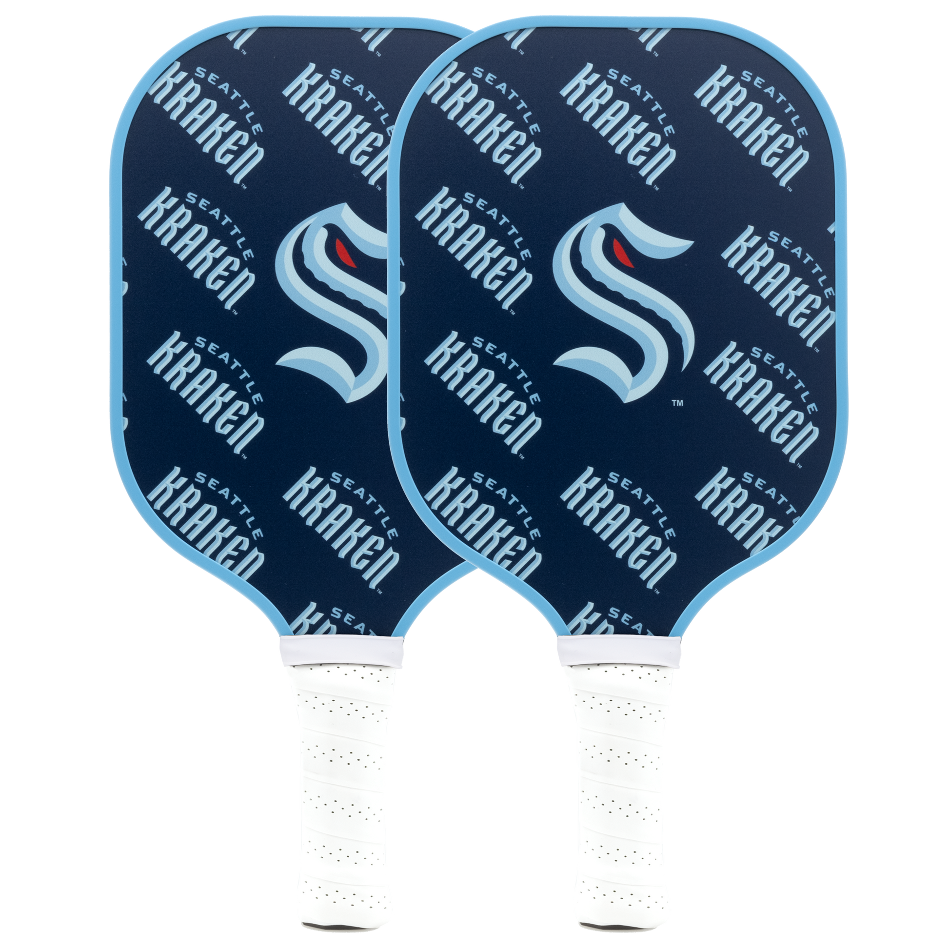 Seattle Kraken pickleball paddle set
