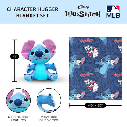 Cleveland Guardians Lilo and Stitch Hugger Dimensions