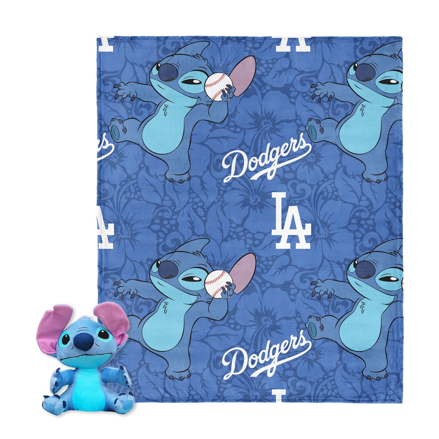 Los Angeles Dodgers Lilo and Stitch Hugger Toy
