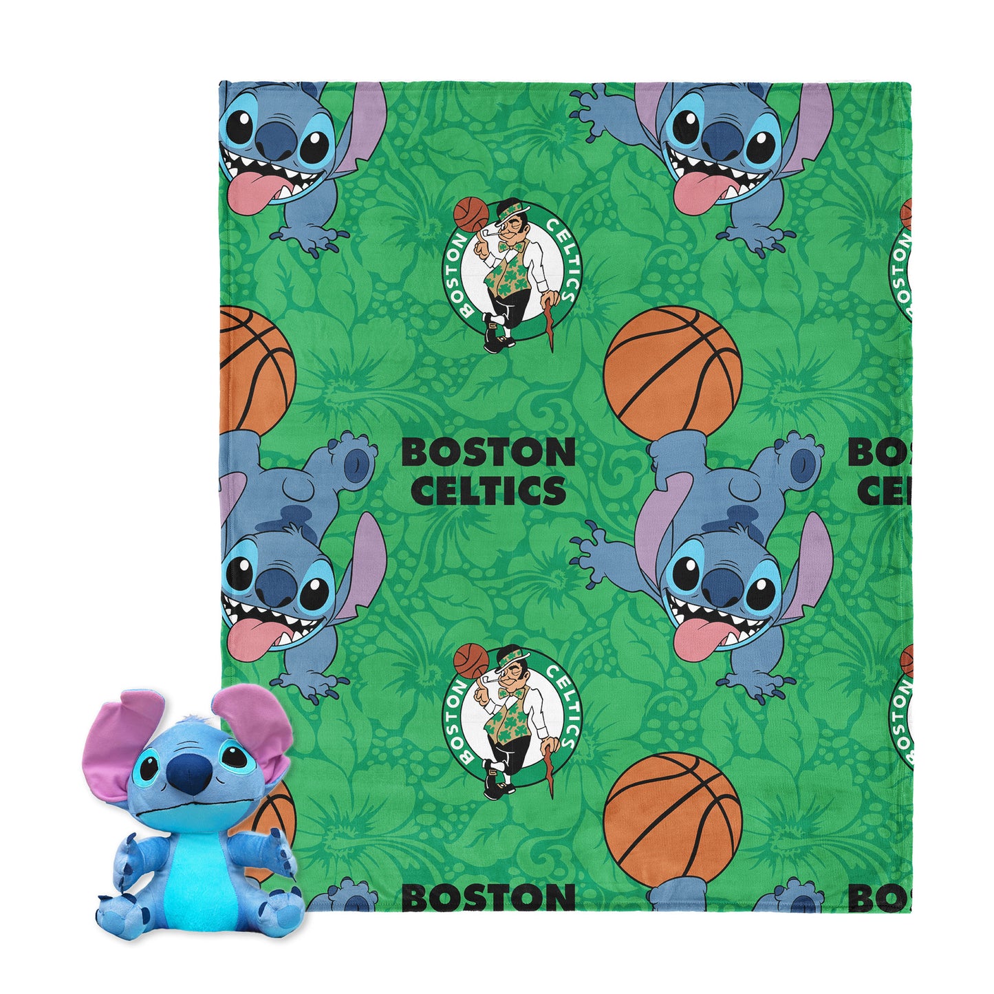 Boston Celtics Lilo and Stitch Hugger Toy