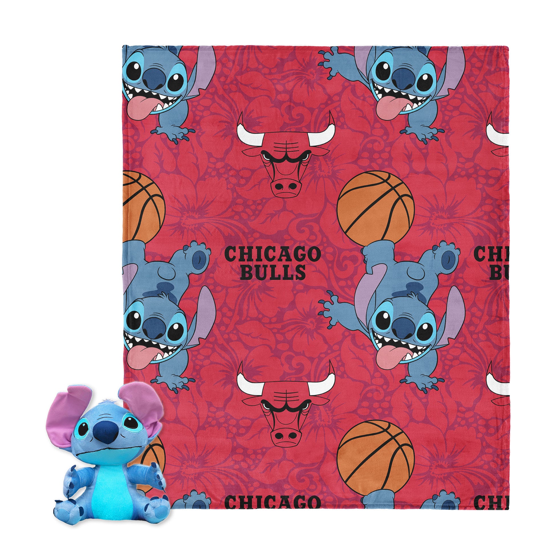 Chicago Bulls Lilo and Stitch Hugger Toy