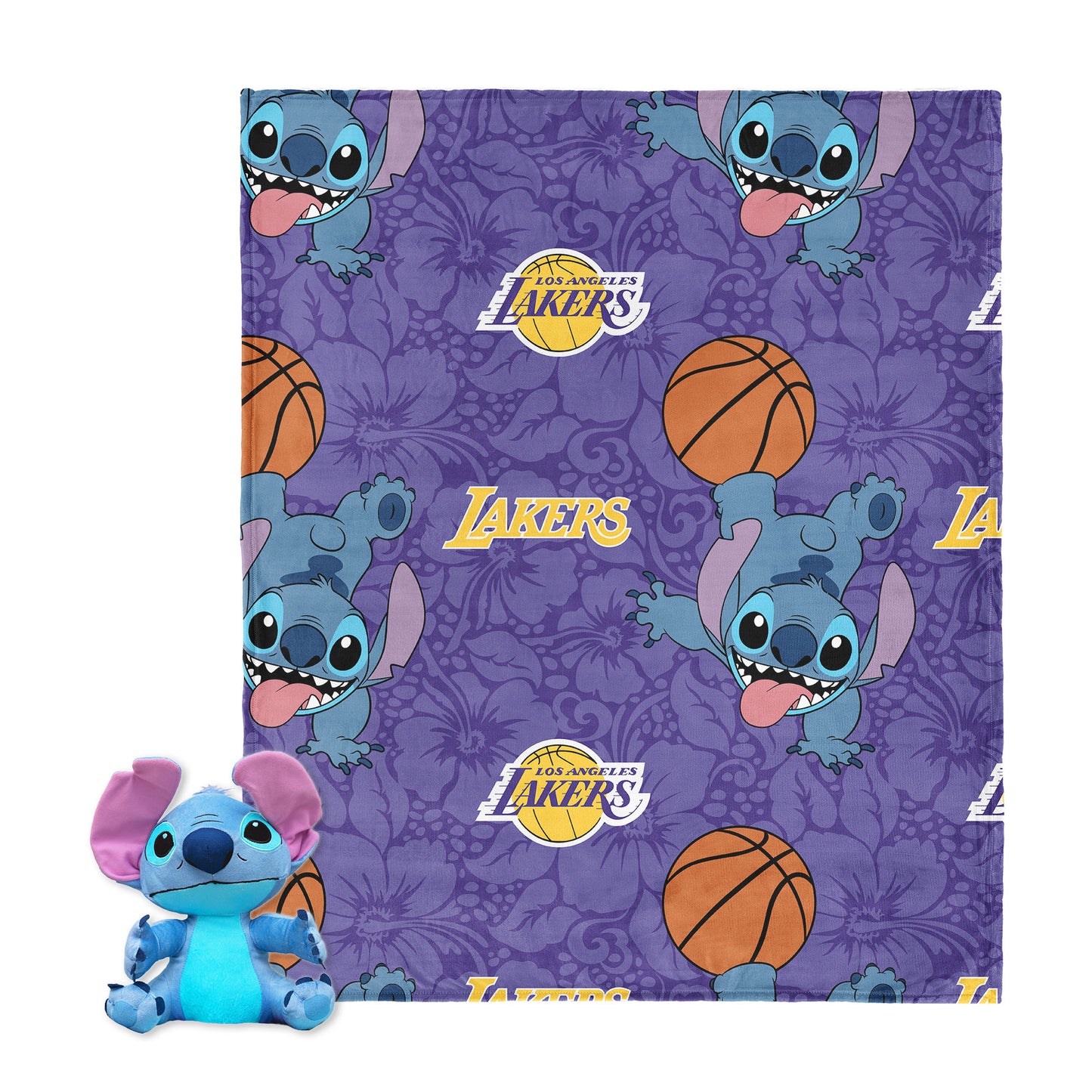 Los Angeles Lakers Lilo and Stitch Hugger Toy