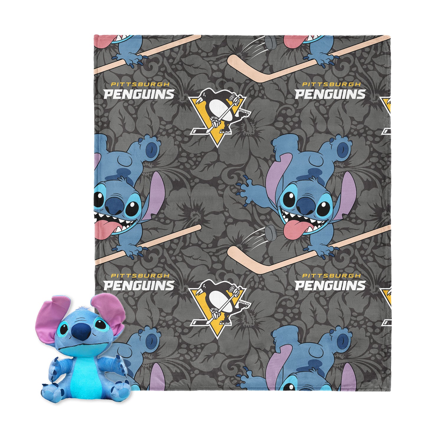Pittsburgh Penguins Lilo and Stitch Hugger Toy