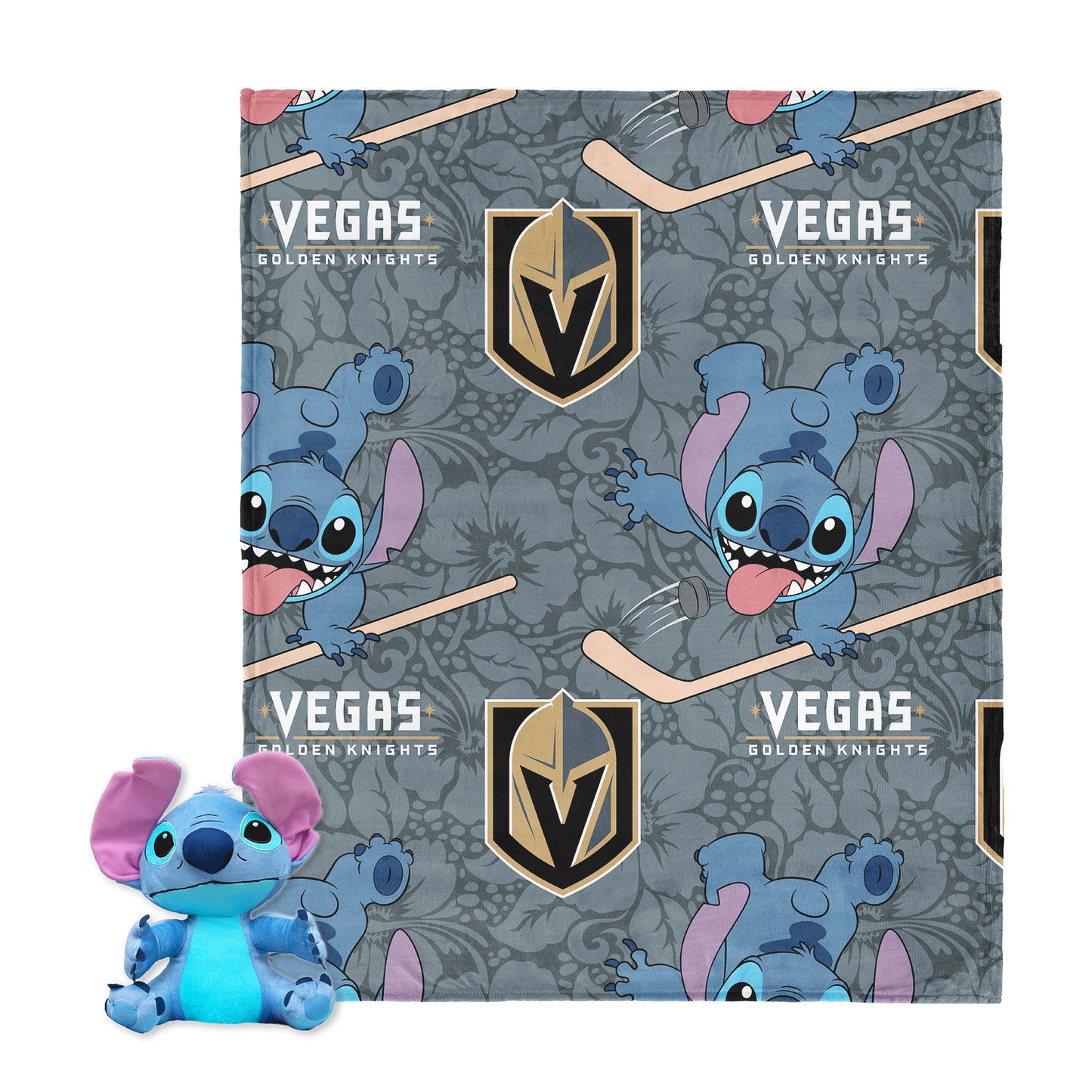 Vegas Golden Knights Lilo and Stitch Hugger Toy