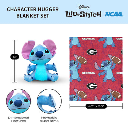 Georgia Bulldogs Lilo and Stitch Hugger Dimensions