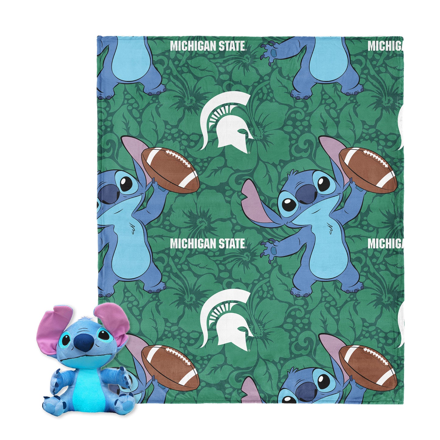 Michigan State Spartans Lilo and Stitch Hugger Toy