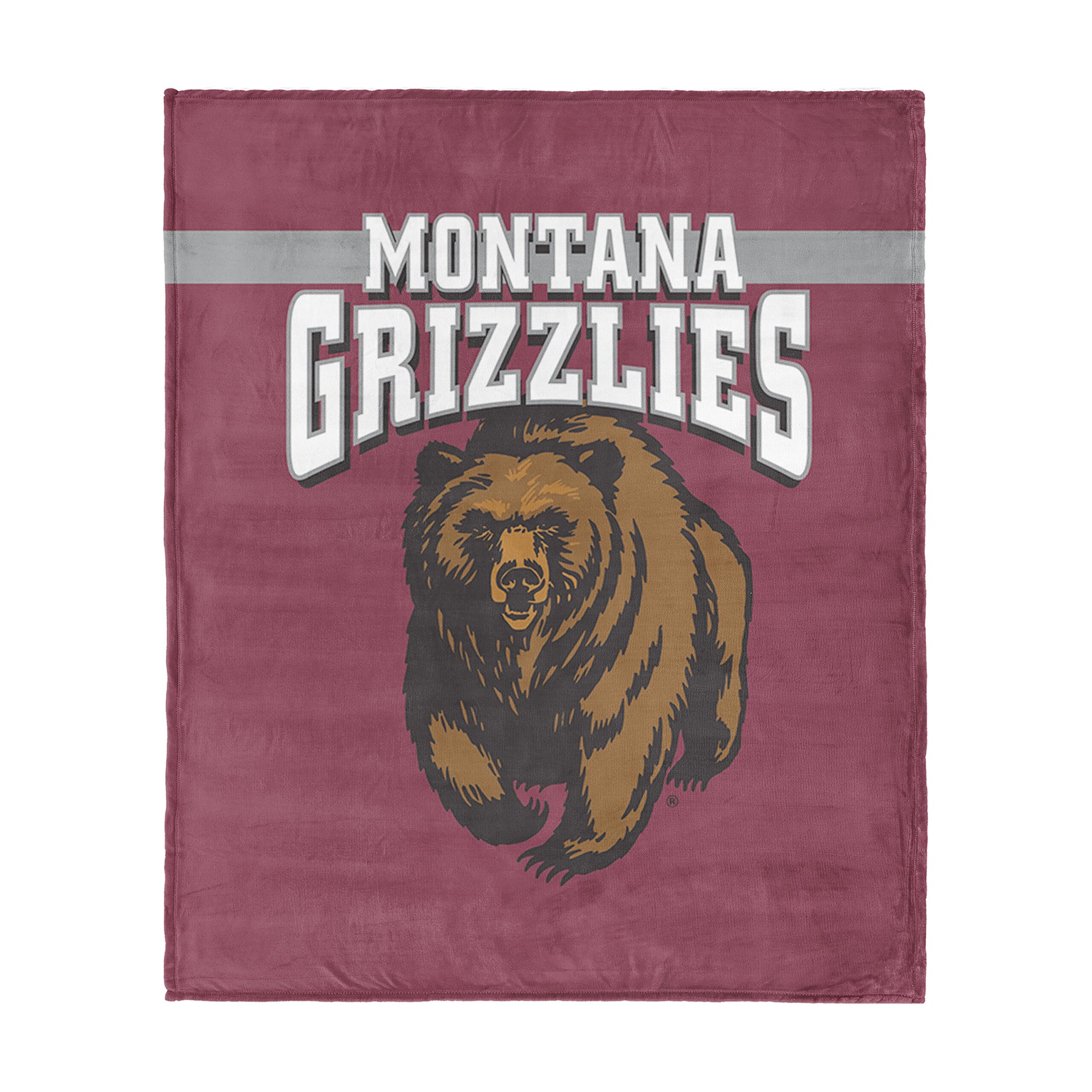 Montana Grizzlies bevel silk touch throw blanket