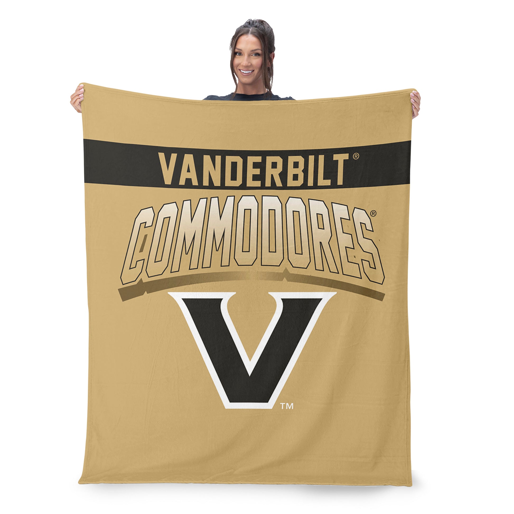 Vanderbilt Commodores large throw blanket