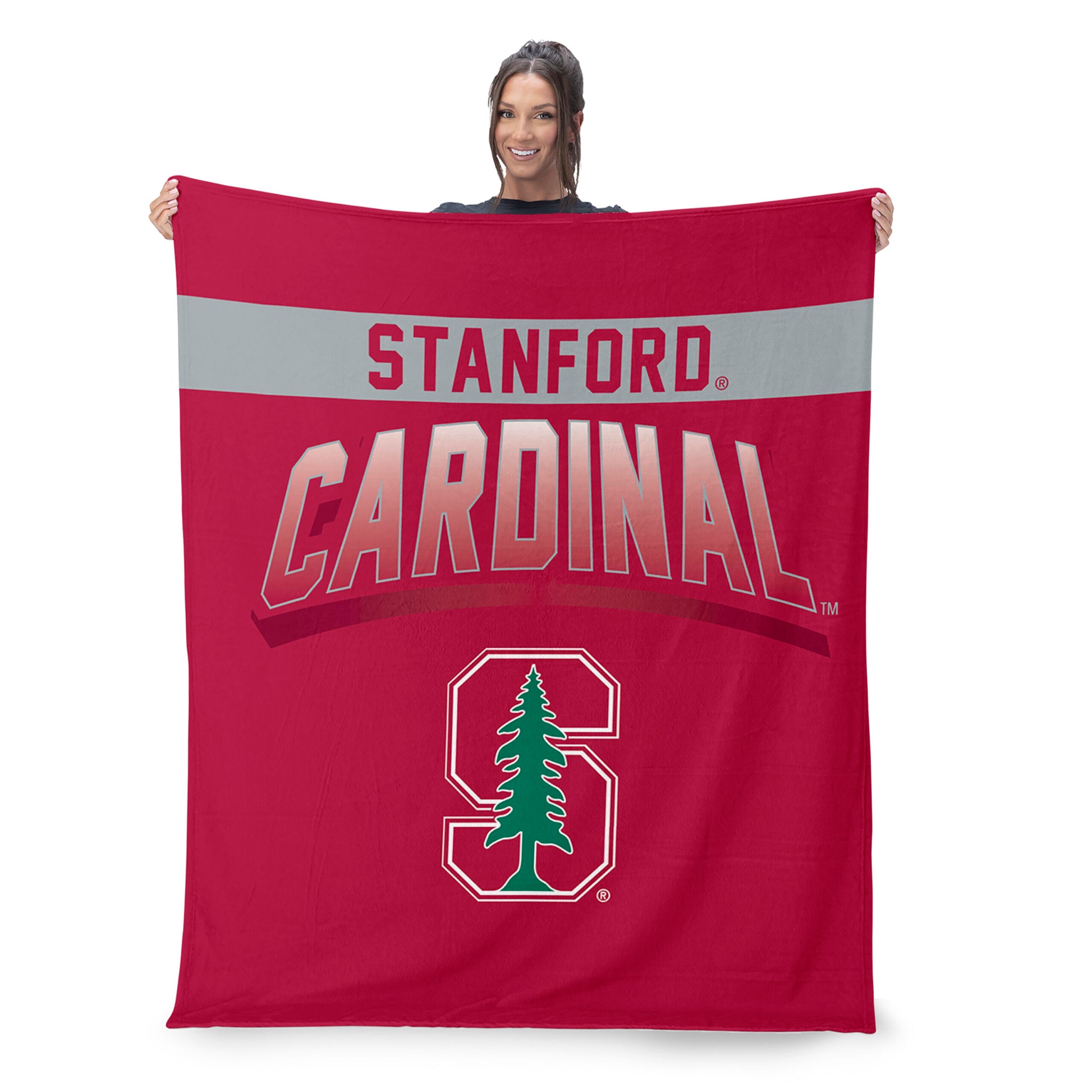 Stanford Cardinal large throw blanket
