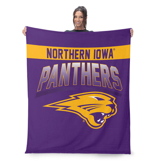 Northern Iowa Panthers large throw blanket