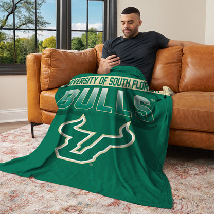 South Florida Bulls bevel lounging throw blanket