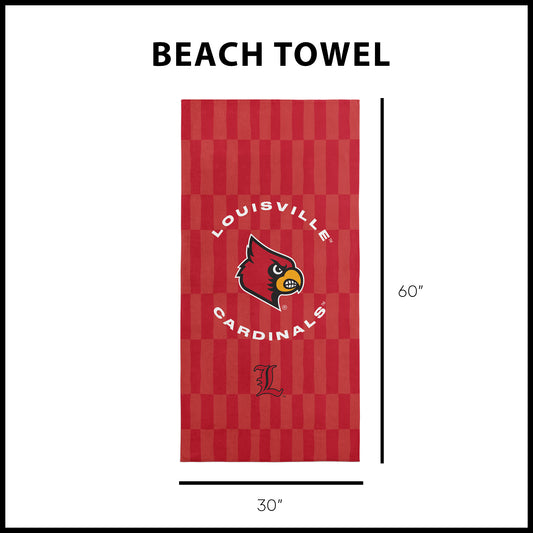Louisville Cardinals Beach Towel Dimensions
