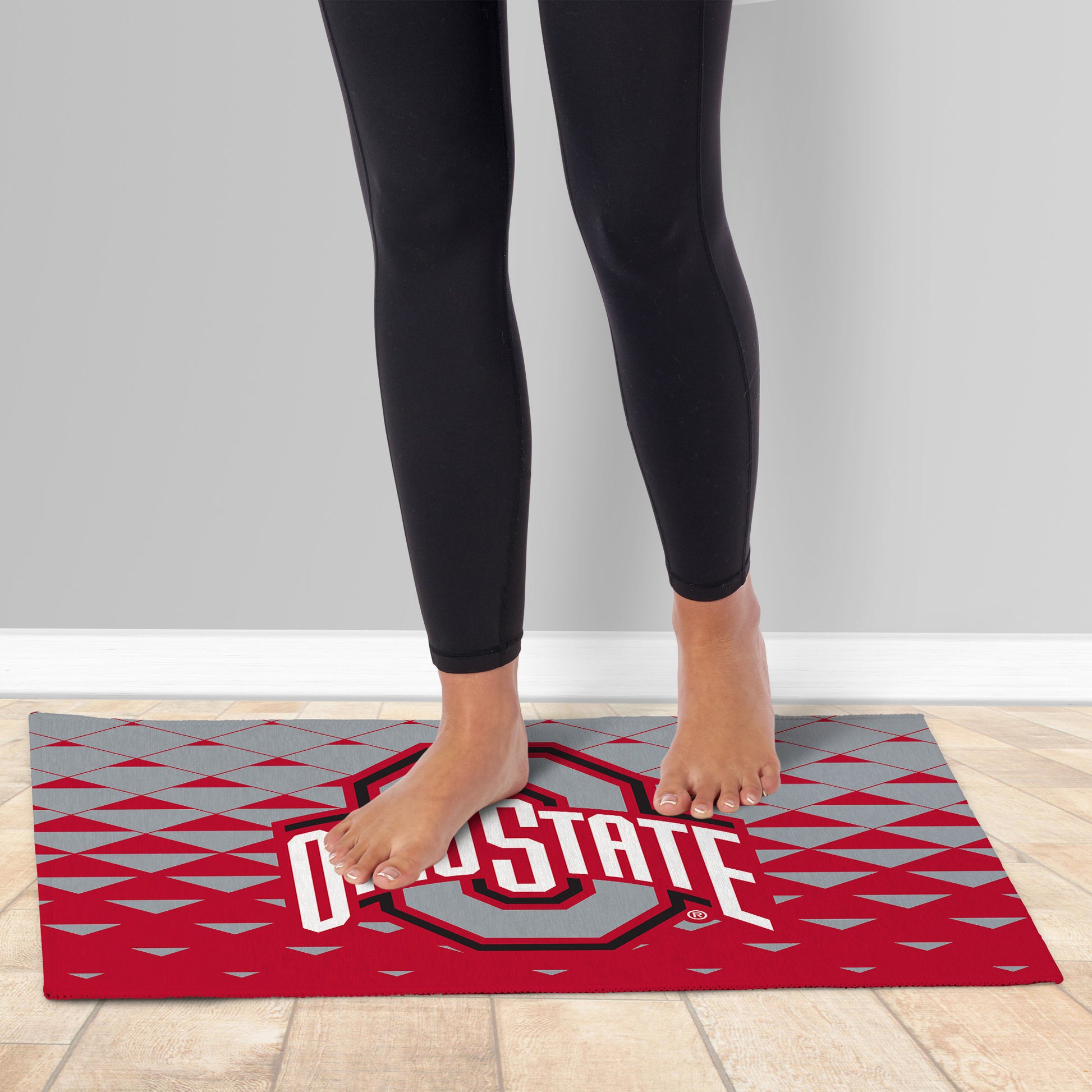 Ohio State Buckeyes floor mat
