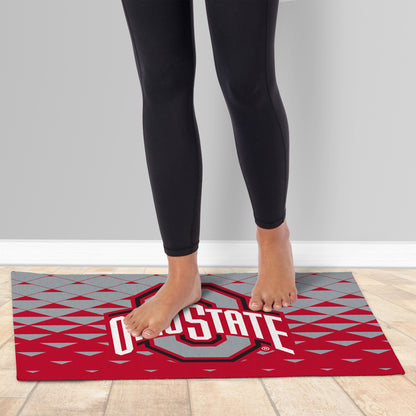 Ohio State Buckeyes floor mat