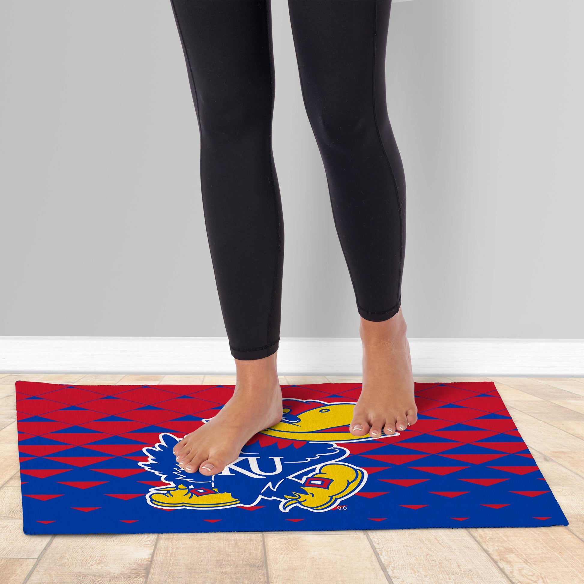 Kansas Jayhawks floor mat
